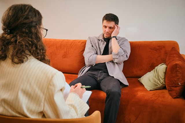Victim support counselling session